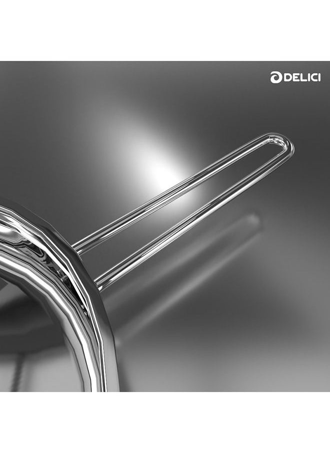 DELICI Stainless Steel Fry Pan Set 2 PCS (DFP 2428W) MARVELLA - Well Polished Exterior, Easy to Pour Flared Rim, Uniform Heat Distribution, Oven Safe, Healthy Non-Stick Interior,  Easy to Clean, , Ergonomic  - Image 4