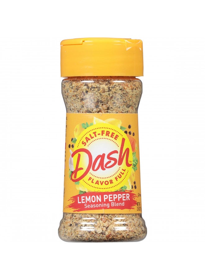 Dash Salt-Free Seasoning Blend, Lemon Pepper, 2.5 Ounce