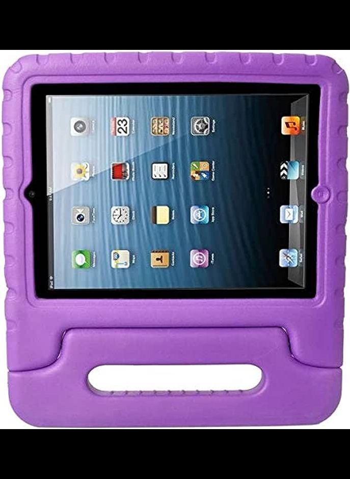 iPad Kids Stand Shockproof Protective Case Cover For Apple iPad Air iPad 5 - Purple