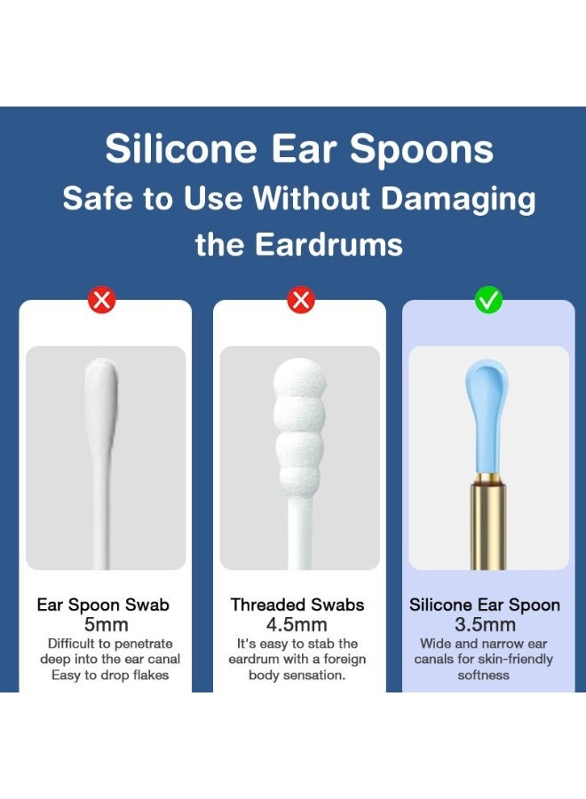 Dr.isla جهاز تنظيف الأذن الذكي من دكتور إيسلا طراز P9 والمزود بكاميرا لاسلكية عالية الدقة، منظار داخلي ذكي لإزالة شمع الأذن مع اتصال واي فاي للهواتف الذكية بنظام أندرويد وآي أو إس، عدسة احترافية بدقة 1300 ميجابكسل مع مستشعر جاذبية ثلاثي المحاور، لون أبيض. - Image 4