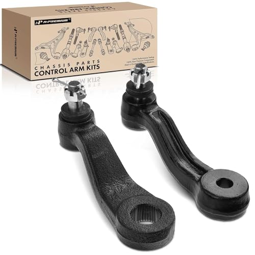 A-Premium Set of 2, Front Idler Arm, Pitman Arm, Compatible with Chevrolet & GMC & Cadillac - 1993-2000 - Tahoe, Yukon, Blazer, Escalade, C1500/C2500/K1500/K2500 (Suburban), C3500, K3500 - Image 1