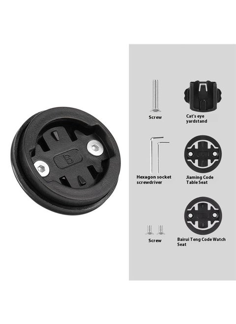 Adjustable Bicycle Stem Top Cap Mount Holder, Bicycle Computer Mount Bicycle Stem Headset Top Cap Replacement Part Sleek Design Sturdy Mount