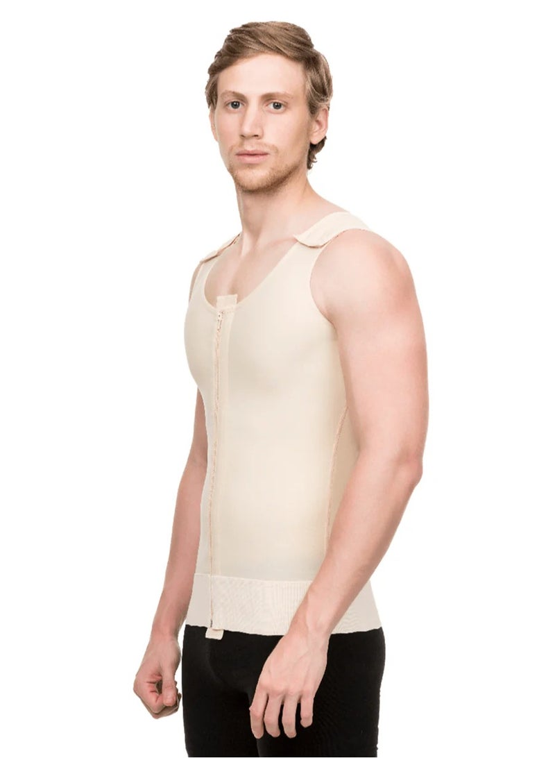 ISAVELA USA Compression Vest with Zipper Comfortable & Supportive Liposuction (- Tummy Tuck (Abdominoplasty) -Chest Surgery (Augmentation and Reconstruction)-  MG03 - Image 2