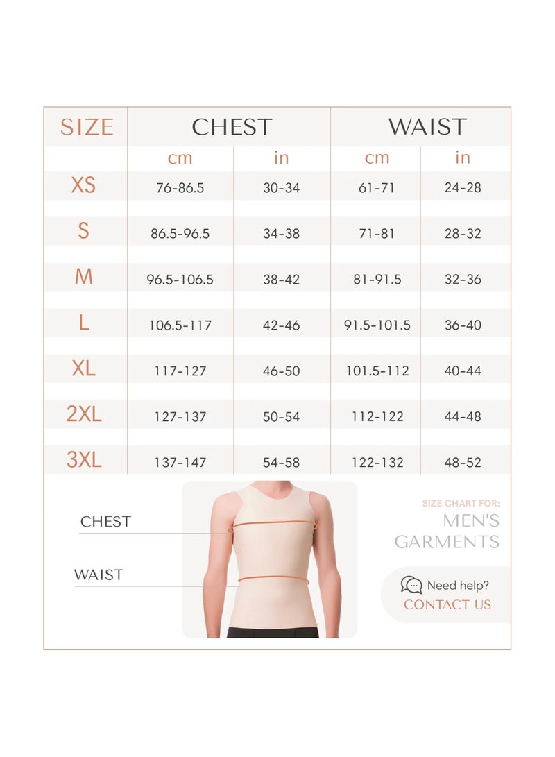 ISAVELA USA Compression Vest with Zipper Comfortable & Supportive Liposuction (- Tummy Tuck (Abdominoplasty) -Chest Surgery (Augmentation and Reconstruction)-  MG03 - Image 4