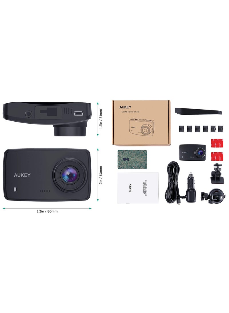 Aukey 4K Dash Cam Front and Rear Camera - Image 2