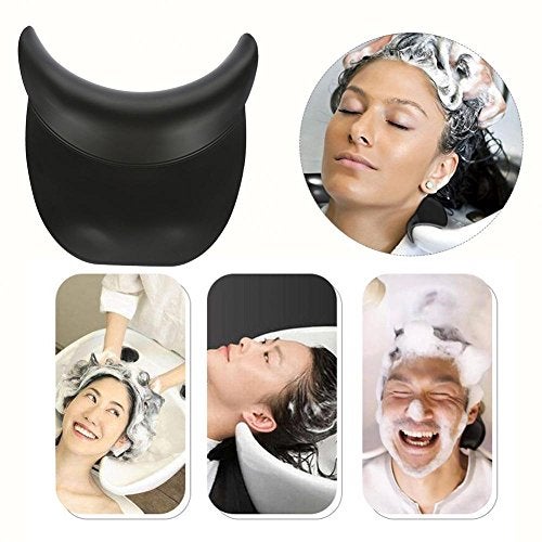 Semme Soft Silicone Shampoo Bowl Neck Rest,Neck Rest For Sink Hair Washing,Silicone Shampoo Neck Head Rest Cushion, Soft Hairdressing Backwash Bowl Hair Washing Sink - Image 5
