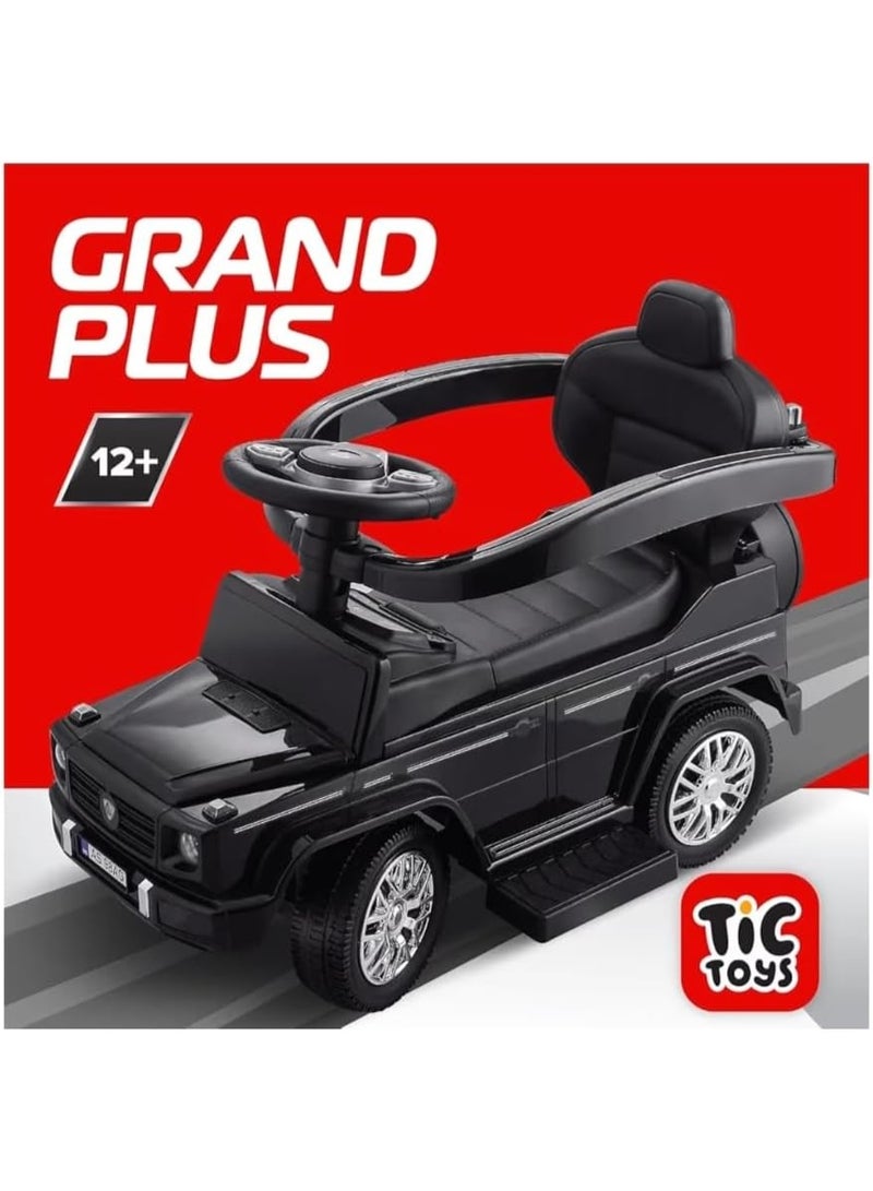 مرسيدس سيارة دفع للأطفال مرسيدس جي كلاس AMG مع مقبض للوالدين، أسود - Image 3