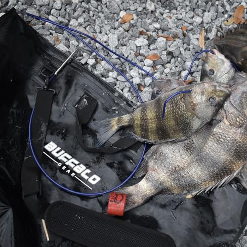 Buffalo Gear Fish Tournament Weigh in Bag for Bass Fishing 32197in Fish Bag with Transparent Window Aerator Pump Pocket for Live Bait - Image 3