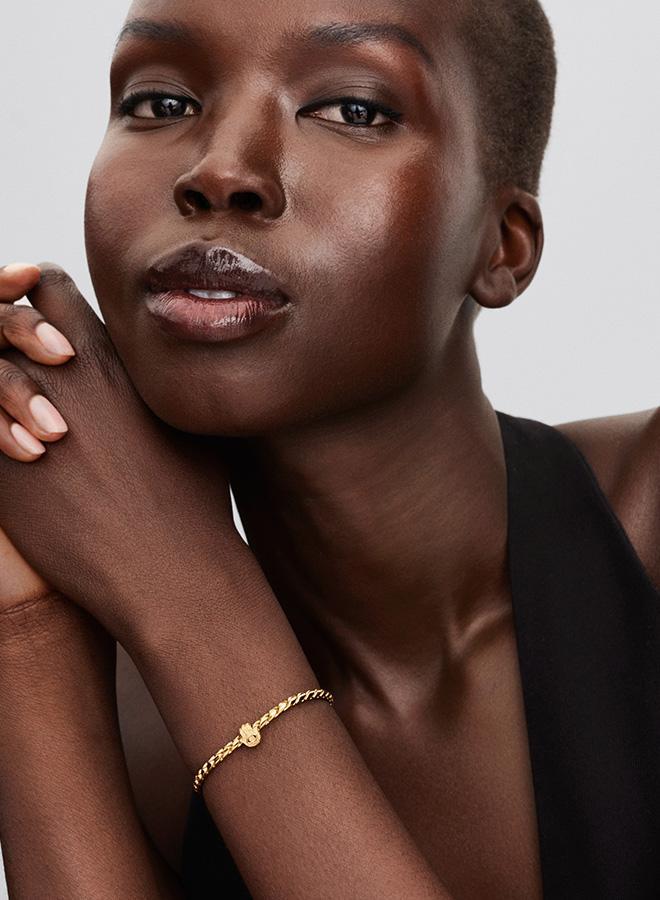 PANDORA Textured Hamsa Hand Mini Charm - Image 5