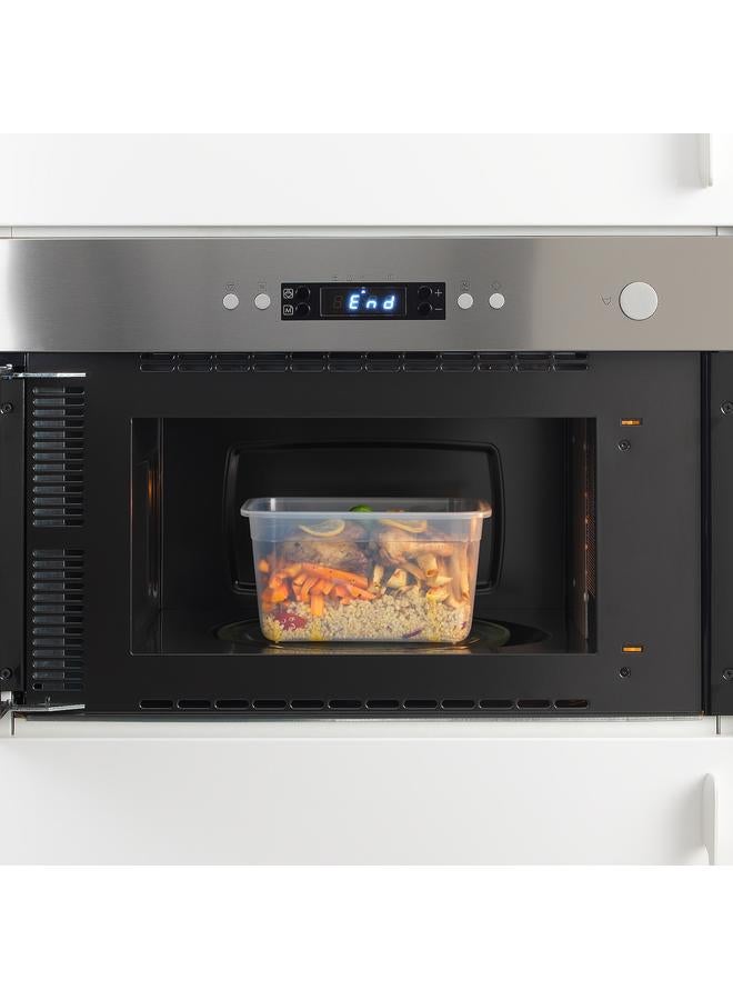 زبون علبة طعام مستطيلة/بلاستيكية، سعة 2.0 لتر - Image 4