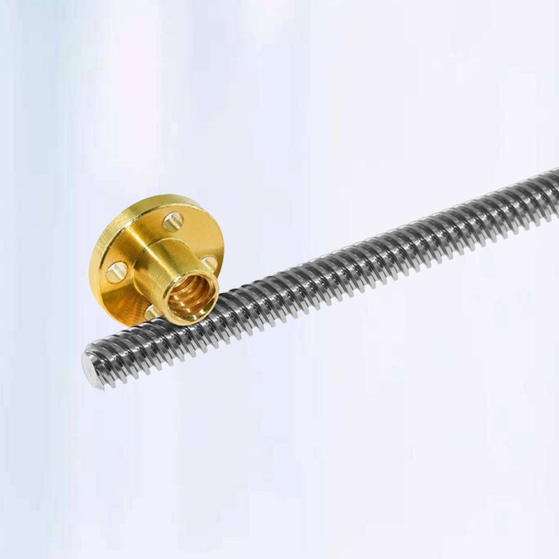 2pcs 3D Printer Parts Screw 150mm with Nut for Stepper Motor Threaded Rod Stainless - Image 1