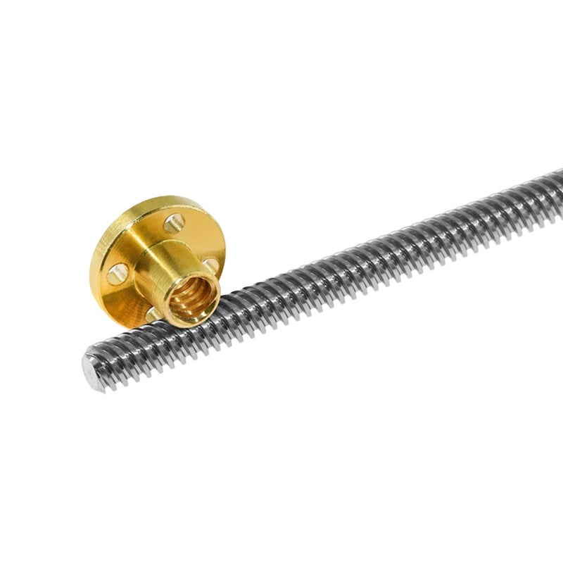 2pcs 3D Printer Parts Screw 150mm with Nut for Stepper Motor Threaded Rod Stainless - Image 2