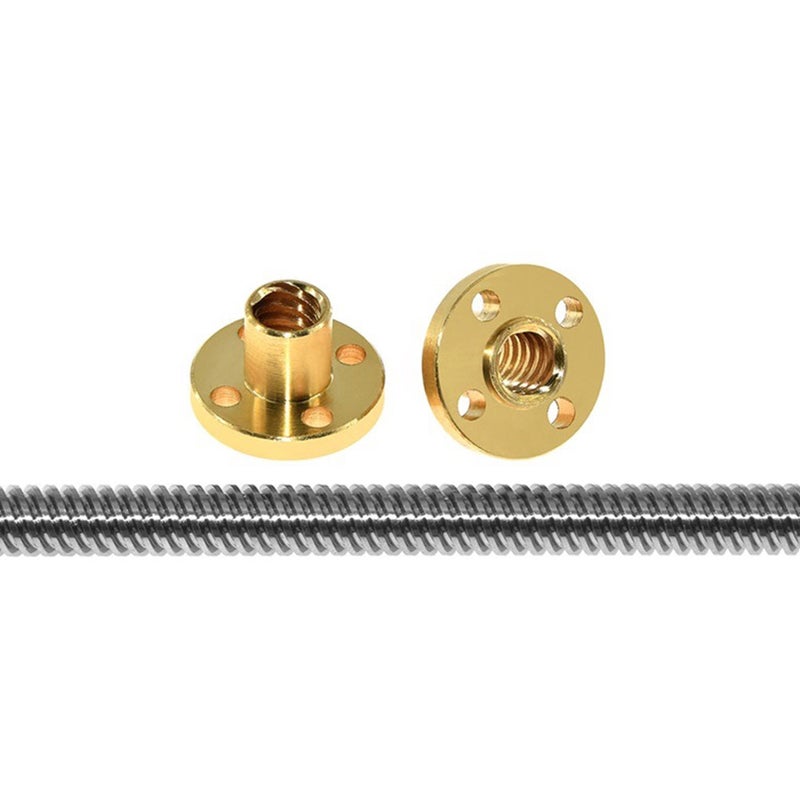 2pcs 3D Printer Parts Screw 150mm with Nut for Stepper Motor Threaded Rod Stainless - Image 5