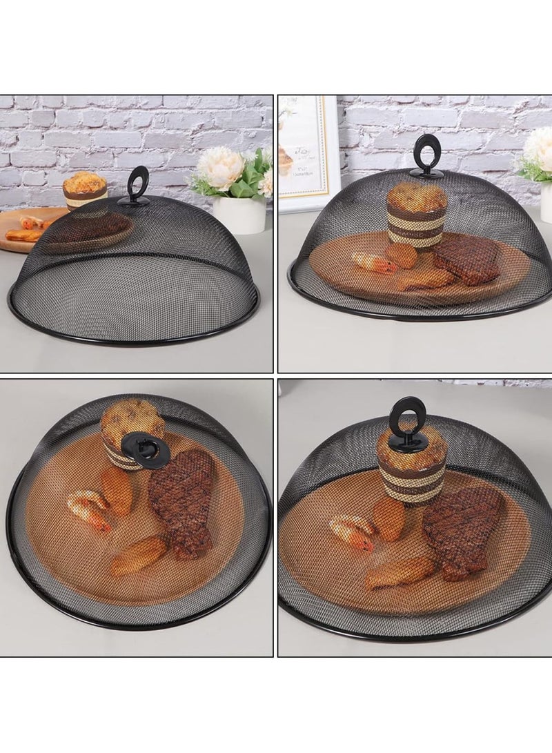 إيوشا 40cm Mesh Food Cover Dome – Fly & Insect Protector for Outdoor & Indoor Use | Reusable Breathable Food Tent with Handle  - Image 4