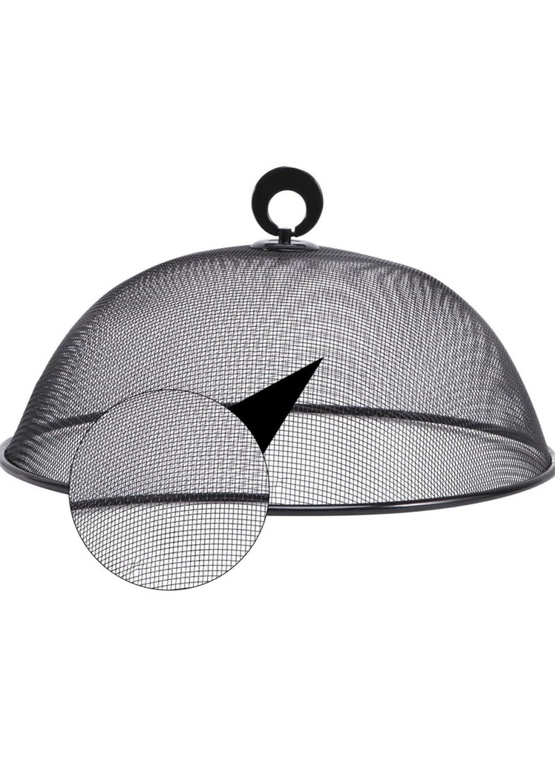 إيوشا 40cm Mesh Food Cover Dome – Fly & Insect Protector for Outdoor & Indoor Use | Reusable Breathable Food Tent with Handle  - Image 3