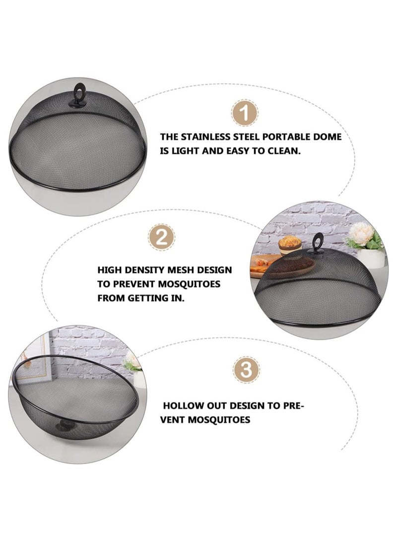 إيوشا 40cm Mesh Food Cover Dome – Fly & Insect Protector for Outdoor & Indoor Use | Reusable Breathable Food Tent with Handle  - Image 5