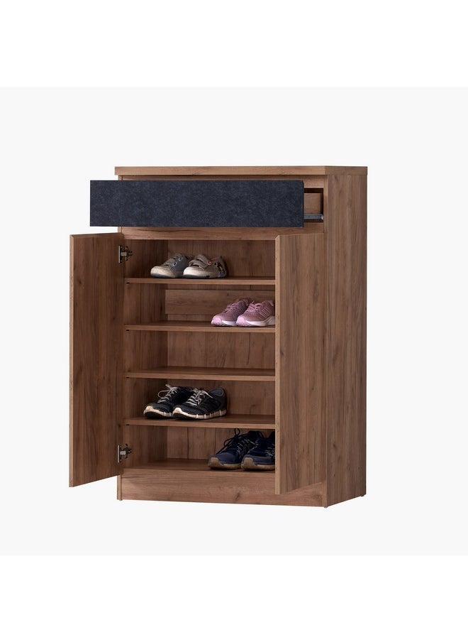 Home Box - Atlas 18-Pair Shoe Cabinet with Drawer and 2 Doors 39 x 118 x 80 cm - Image 1