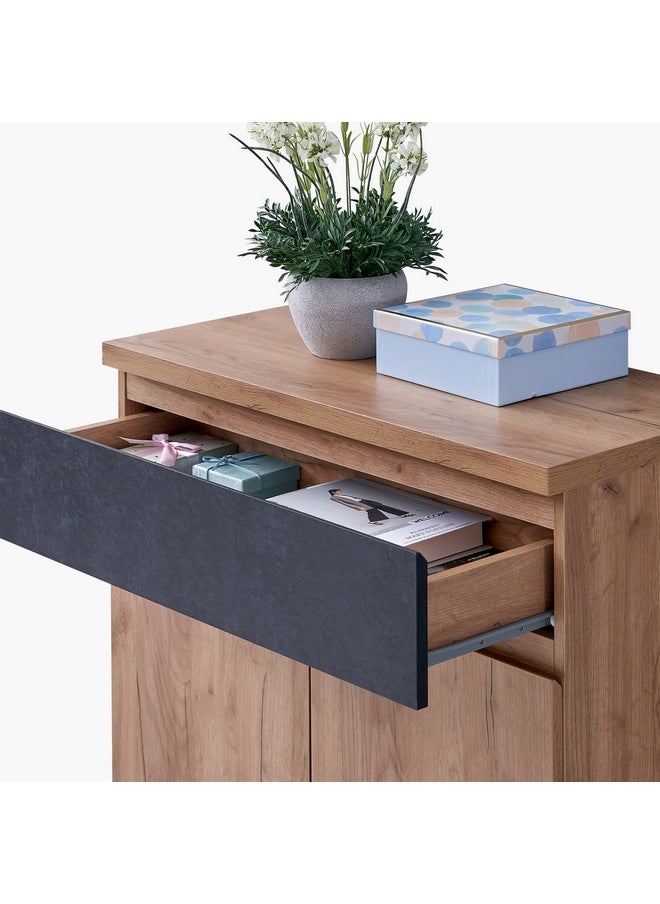Home Box - Atlas 18-Pair Shoe Cabinet with Drawer and 2 Doors 39 x 118 x 80 cm - Image 1