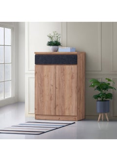 Home Box Atlas 18-Pair Shoe Cabinet with Drawer and 2 Doors 39 x 118 x 80 cm  - Image 1