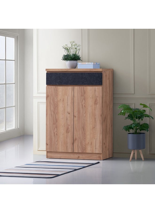 Home Box - Atlas 18-Pair Shoe Cabinet with Drawer and 2 Doors 39 x 118 x 80 cm - Image 1