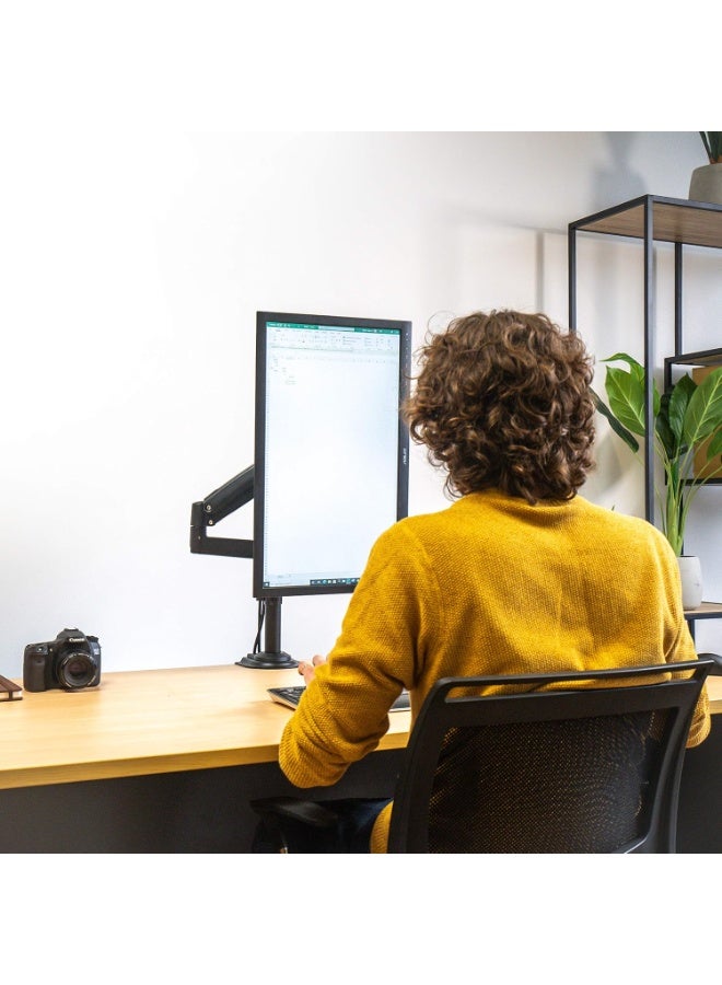 Desktop Monitor Stand 17-30” – Adjustable & Sturdy Monitor Mount for Comfortable Screen Viewing - Image 3