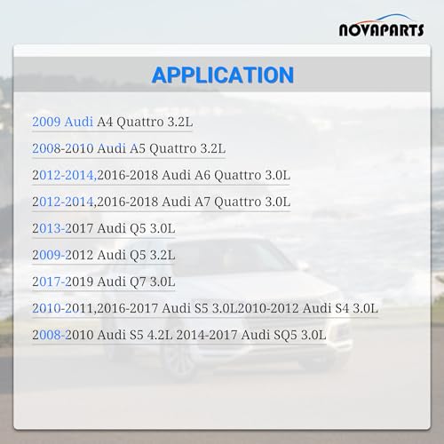 NOVAPARTS مضخة حقن الهواء الثانوية NOVAPARTS لسيارات أودي A4 A5 A6 A7Quattro Q5 Q7 S4 S5 SQ5 من 2008-2013 079959231A 079959231 079959253 - Image 5