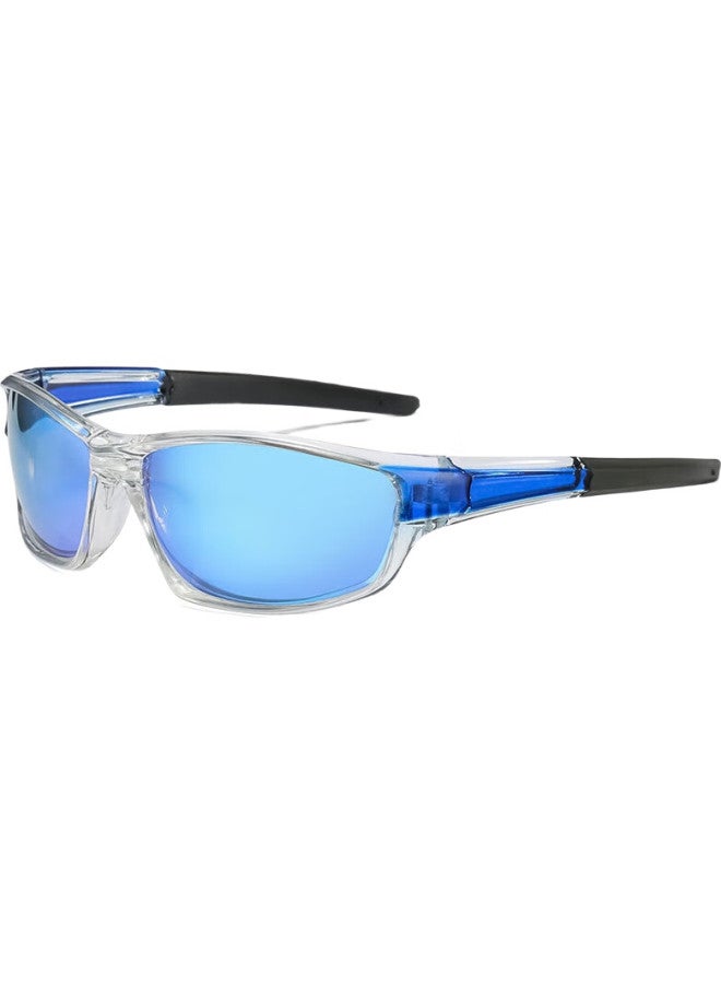 LOVECRAFT Polarized 620-Transparent Frame Blue Film, Fishing Glasses For Men And Women, Coated Cycling Motorcycle Sunglasses Fishing Glasses - Image 2