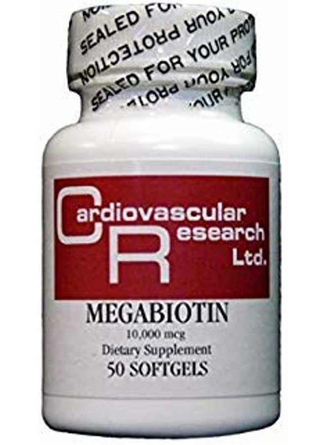 Megabiotin 10,000 mcg 50 caps