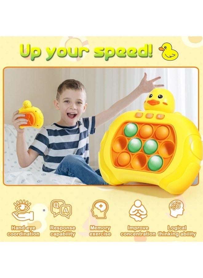 Pop Fidget Games for Kids, Decompression Breakthrough Puzzle Game Machine, Push Bubble Pop Puzzle Game, Quick Push Game Console, Push Button Toy for Kids Girl Boy Birthday Gift.
