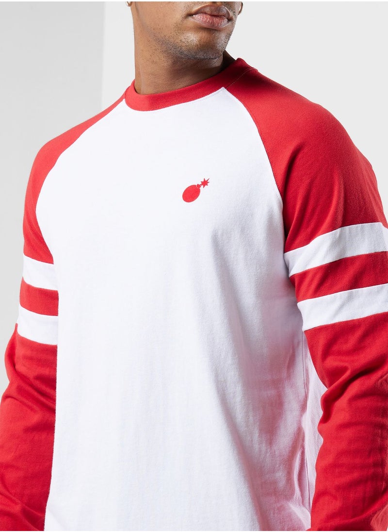 The Hundreds - Cannon Raglan T-Shirt - Image 1