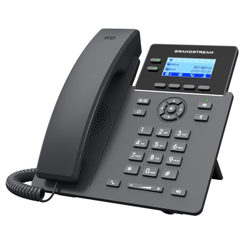Grandstream GRP2602G IP Phone | 2 Lines, 4 SIP Accounts | 2.4-Inch LCD Display | Dual-Port Gigabit Ethernet with Integrated PoE - Image 2