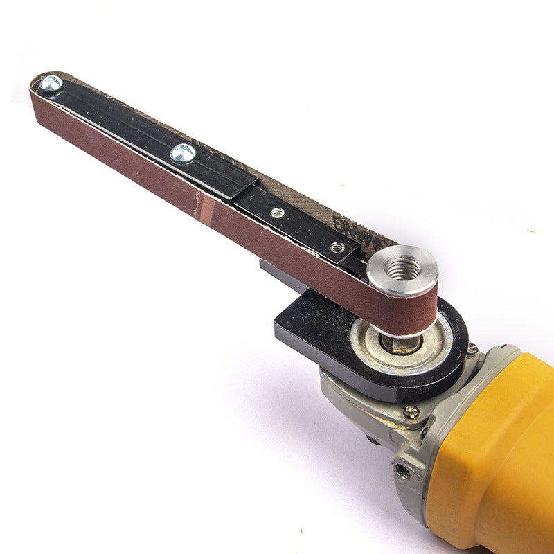 100-type angle grinder modified belt sander woodworking belt sander 125-type angle grinder modified mini belt sander(M10/M14 angle grinder general-purpose Belt Sander A) - Image 4