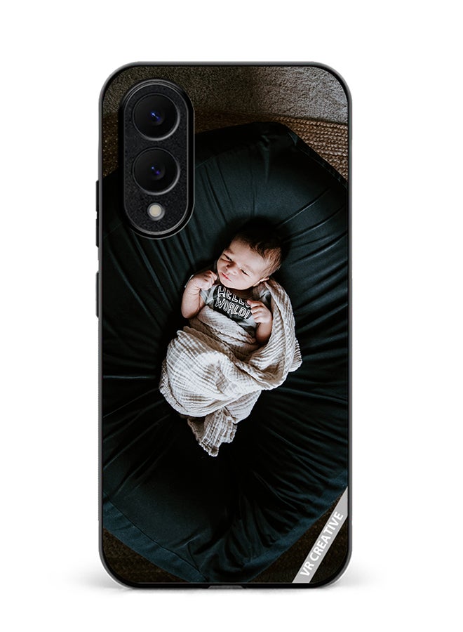 VR CREATIVE Protective Case Cover For Samsung Galaxy S25 Edge Baby Nap Design Multicolour