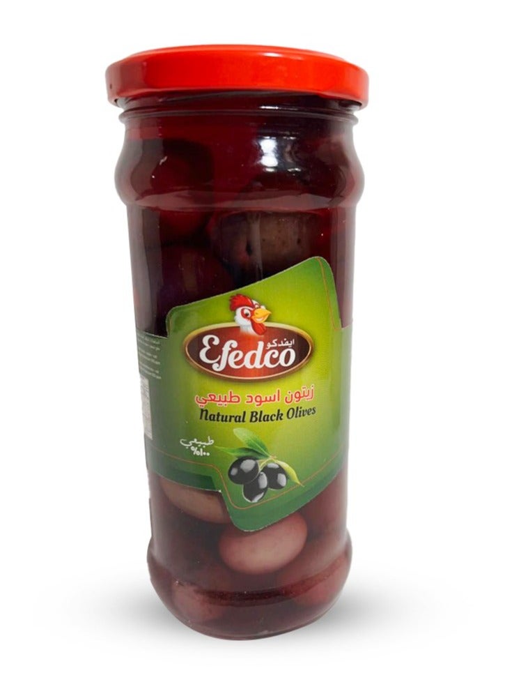 efedco efedco  Natural Black Olives 370 gm - Image 1
