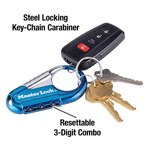 Master Lock 1548DCM Backpack Lock, Set Your Own Combination Lock, Colors May Vary - Image 4
