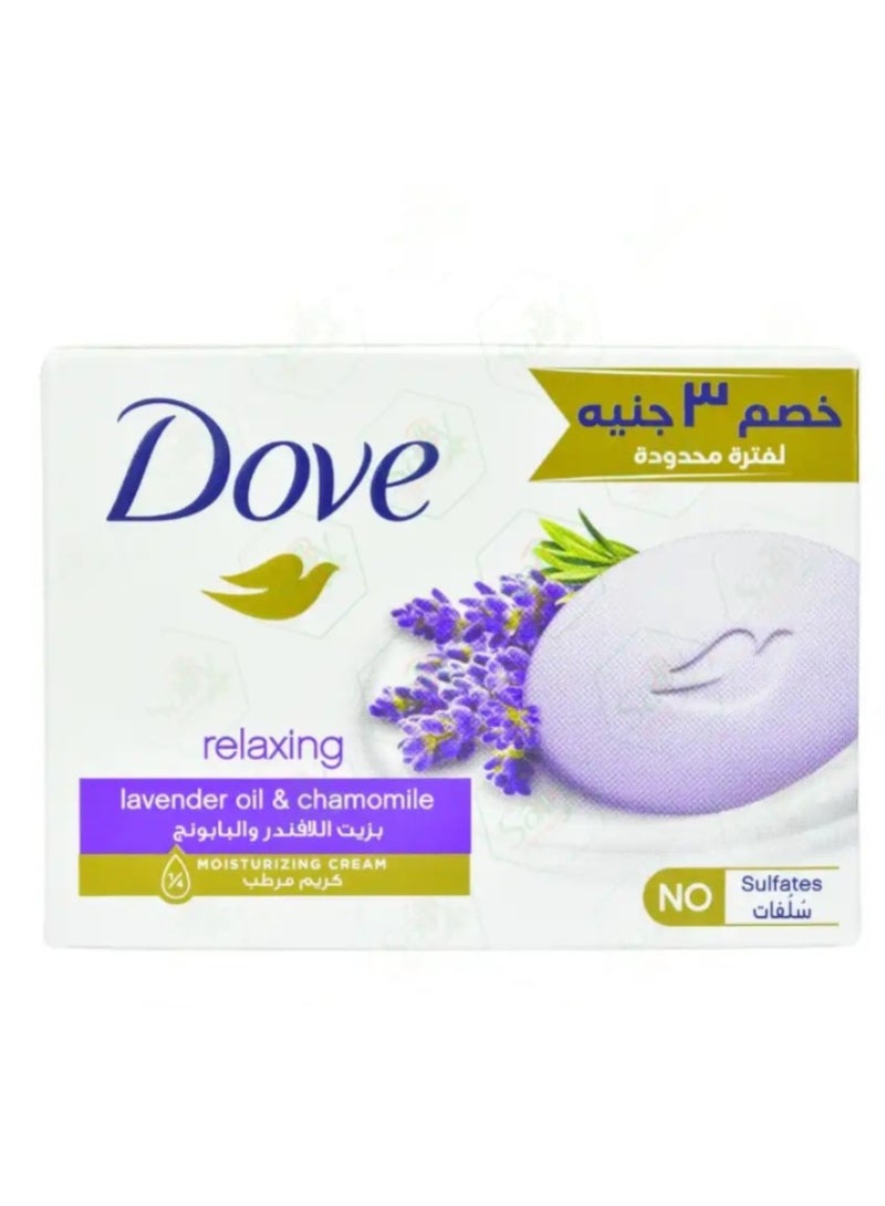 دوف صابون دوف الجمال بزيت اللافندر والبابونج 90 جرام