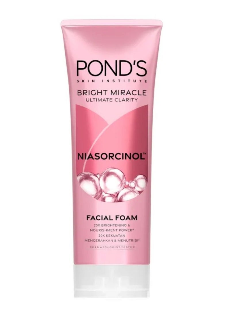 PONDS Bright Miracle Ultimate Clarity Facial Foam,100g 
