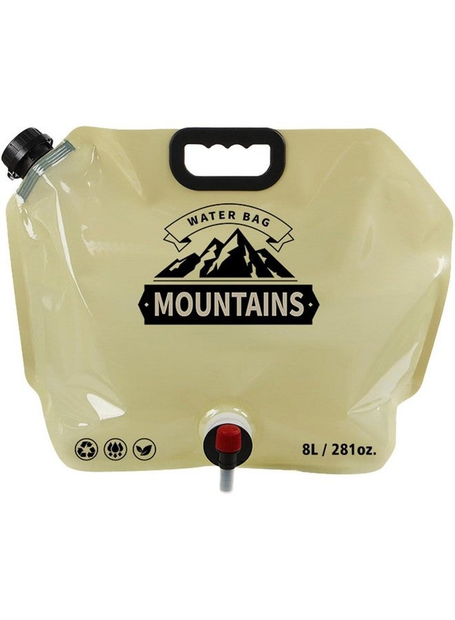Kitssential® 8 Liter Folding Water Storage Bag Pouch for Cycling, Picnic, Outdoor Camping, Road Trip, Traveling Water Carrier Supplies Bag and Container 8L Drinking Water Container Tank (Multicolour) - Image 1