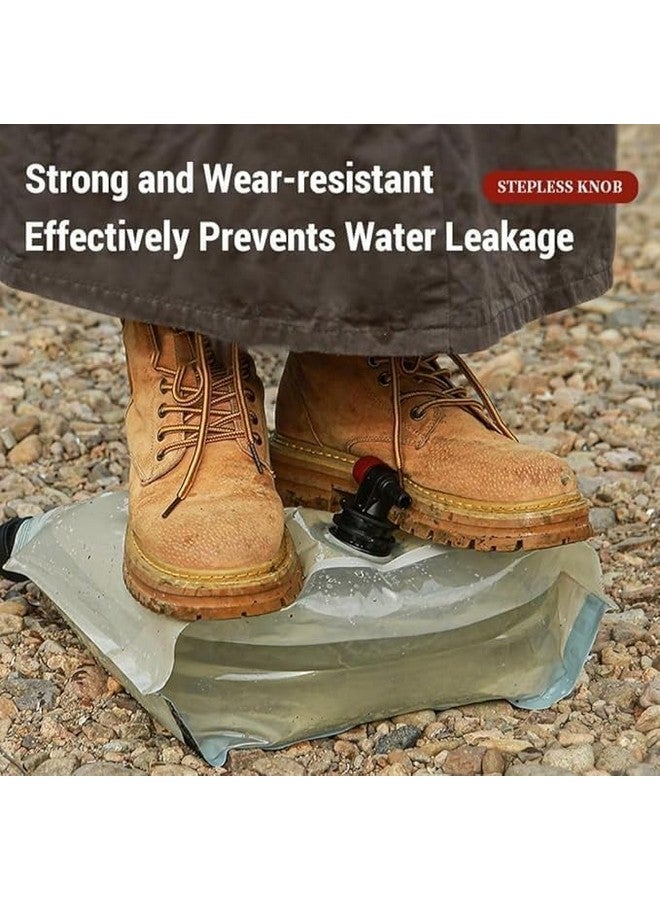 Kitssential® 8 Liter Folding Water Storage Bag Pouch for Cycling, Picnic, Outdoor Camping, Road Trip, Traveling Water Carrier Supplies Bag and Container 8L Drinking Water Container Tank (Multicolour) - Image 5