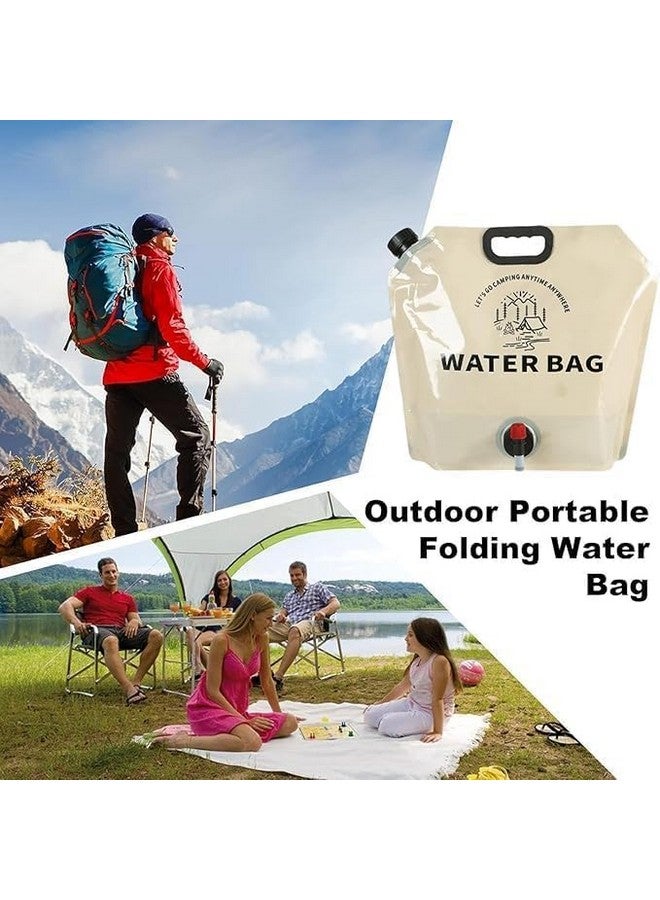 Kitssential® 8 Liter Folding Water Storage Bag Pouch for Cycling, Picnic, Outdoor Camping, Road Trip, Traveling Water Carrier Supplies Bag and Container 8L Drinking Water Container Tank (Multicolour) - Image 4