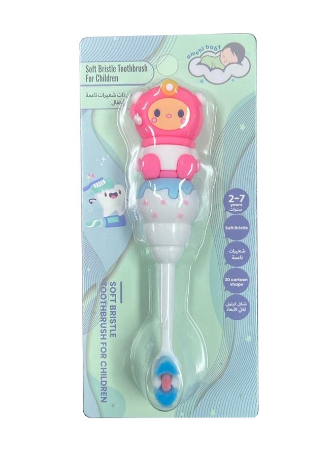 أمتشي بيبي فرشاة أسنان ذات شعيرات ناعمة للأطفال لعمر أكبر من 6 شهور - Image 2