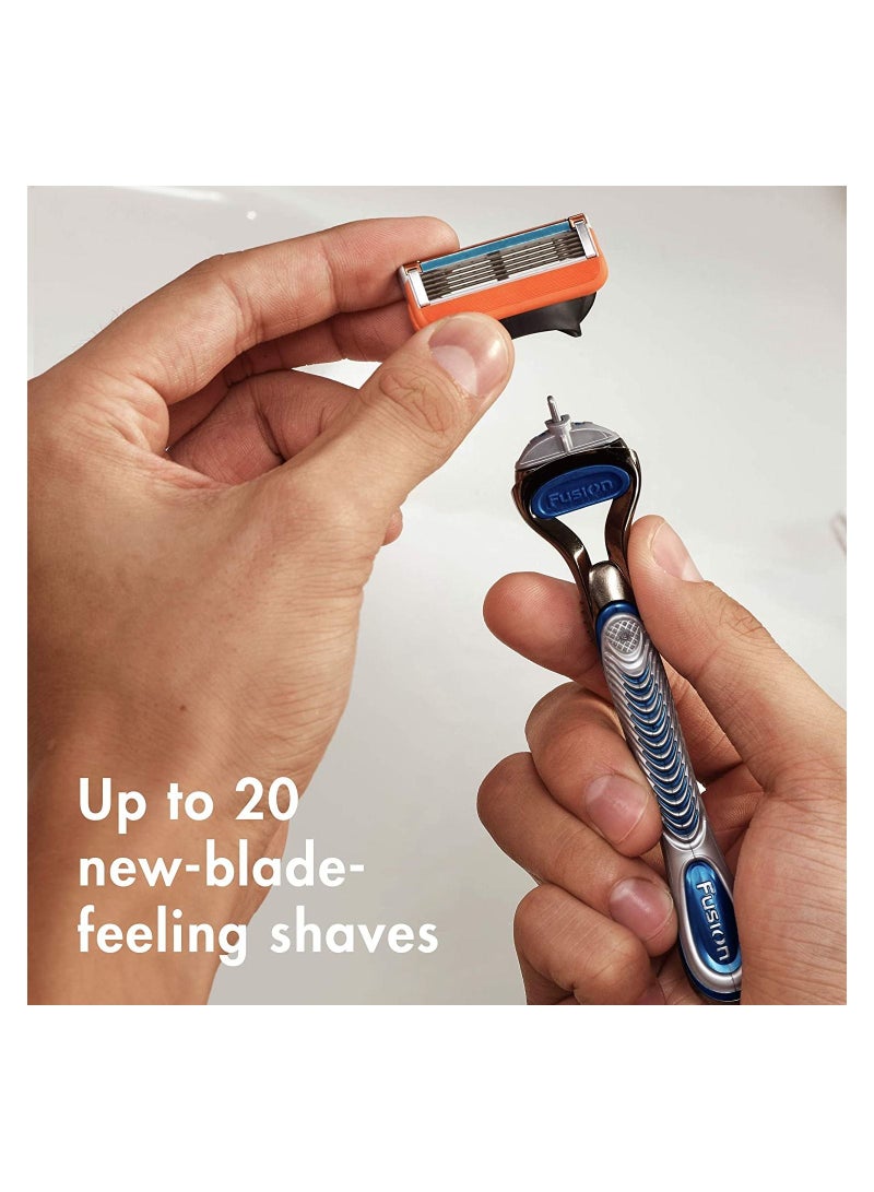 Gillette ماكينة حلاقة جيليت فيوجن 5 للرجال تحتوي على مقبض واحد و7 عبوات شفرات - Image 2