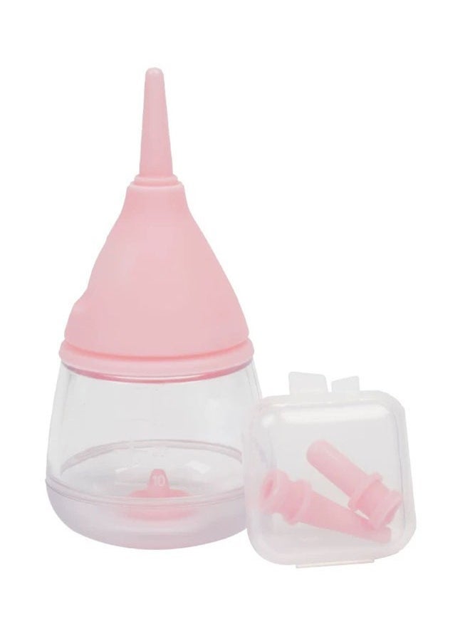 ZVEV Pet Nursing Bottle, Nursing Bottle Kits, Replacement Nipple Mini Cat Feeding Bottle for Newborn Kittens, Puppies, Rabbits, Small Animals, Squirrelï¼Pinkï¼ - Image 3