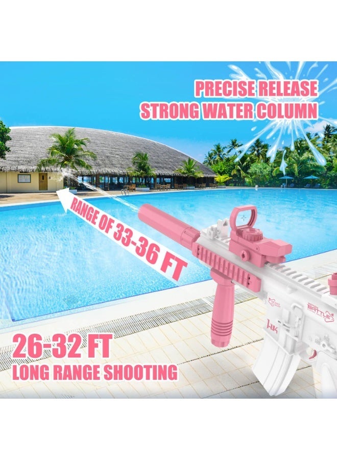 HK Electric Water Gun for Kids Adults - Automatic Squirt Gun with up to 32 Ft Long Range, Summer Outdoor Beach Swimming Pool Party Toys, Gift for Kids Age 8 9 10 11 12 Years Old Boys - Image 5