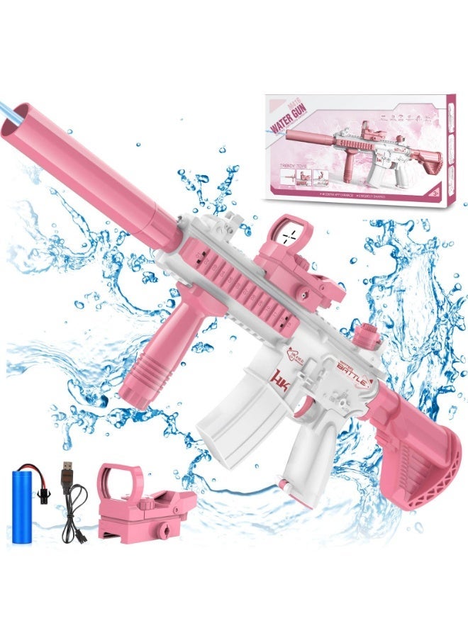 HK Electric Water Gun for Kids Adults - Automatic Squirt Gun with up to 32 Ft Long Range, Summer Outdoor Beach Swimming Pool Party Toys, Gift for Kids Age 8 9 10 11 12 Years Old Boys - Image 1