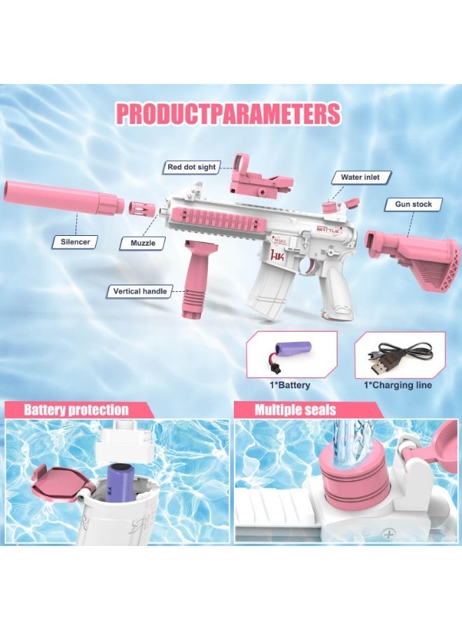 HK Electric Water Gun for Kids Adults - Automatic Squirt Gun with up to 32 Ft Long Range, Summer Outdoor Beach Swimming Pool Party Toys, Gift for Kids Age 8 9 10 11 12 Years Old Boys - Image 3