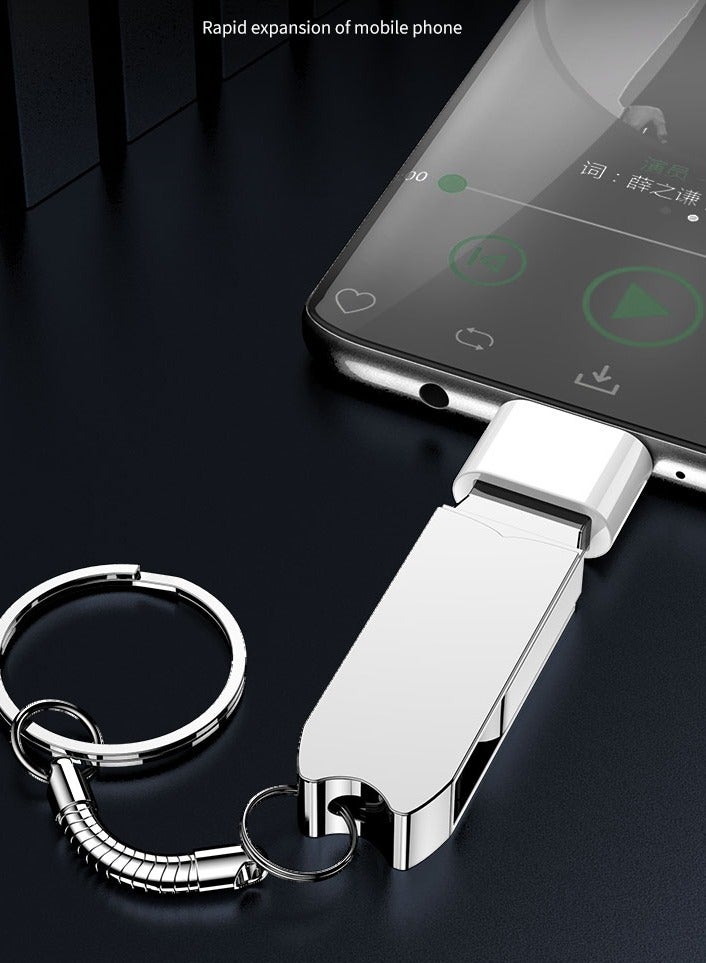 High-Speed And Large-capacity U Disk 128g Mobile Phone Computer Car Office Learning Multi-Purpose - Image 2