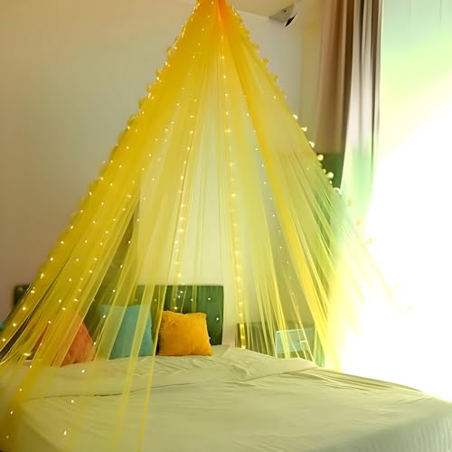 1iAM Yellow Decoration Net Pack of 1-1pc Transparent, 5x1.5m Large, Nylon Made Backdrop Net for Home, Office, Party Decor | Suitable for Birthdays, Anniversary Event - Image 1
