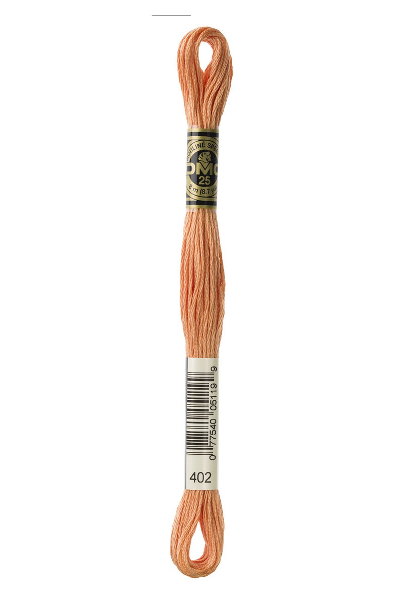 DMC 117-402 Cotton Six Strand Embroidery Floss, Very Light Mahogany, 8.7-Yard - Image 1