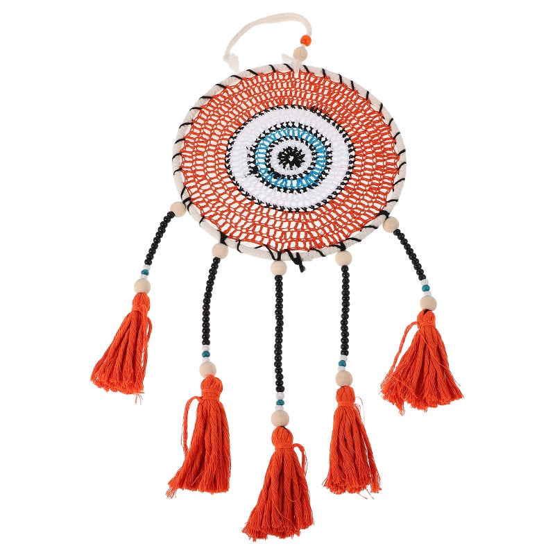 Handwoven Cotton Rope Tapestry For Bedroom Decor Wall Hanging Macrame With Tassels Living Room Wall Art And Home Decoration - Image 1